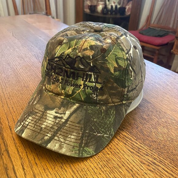 Men's CH2M Hill Lake Side 2 Project Camo Metal Buckle Strap Baseball Hat Cap - Picture 1 of 11
